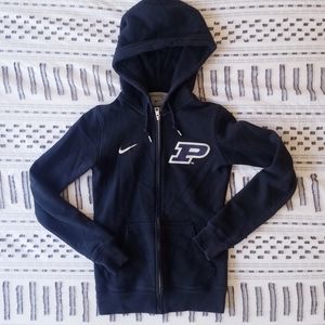 Nike black Purdue hoodie size XS